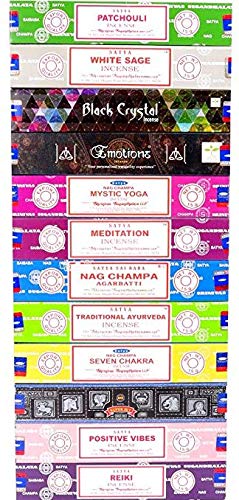 Product Cover Nag Champa Satya Assorted Top Selling Series 12 Scents (Type #2)