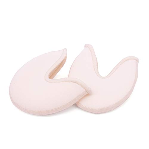 Product Cover DANCEYOU 1 Pair Toe Pads Pointe Silicone Gel Ouch Pouch Toe Pads Protector for Ballet,Ultra Soft Dance Gel Toe Cap for Women Girls, M
