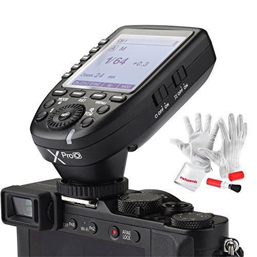 Product Cover Godox Xpro-O for Olympus Panasonic TTL Wireless Flash Trigger 1/8000s HSS TTL-Convert-Manual Function Large Screen Slanted Design 5 Dedicated Group Buttons 11 Customizable Functions