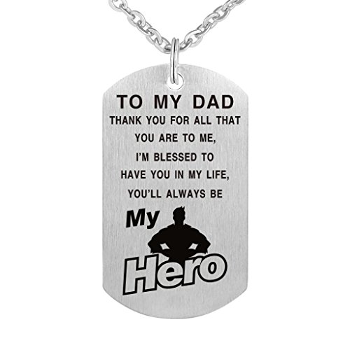 Product Cover Thank You for All That You are to Me, Keychain Necklace Gift for Dad from Daughter Son