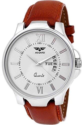 Product Cover Asgard Analogue White Dial Men's & Boy's Watch - 158-Dd1