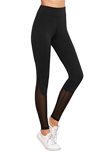 Product Cover BLINKIN Mesh Insert Yoga,Gym and Active Sports Fitness Leggings Tights for Women|Girls (Tights-8340)