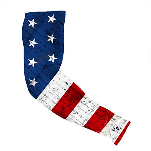 Product Cover S A 1 American Flag Arm Sleeve - Arm Shields, Compression Arm Sleeves for Men and Compression Arm Sleeves for Women