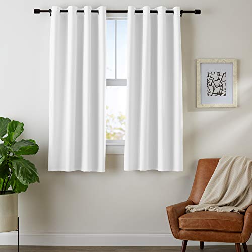 Product Cover AmazonBasics Room Darkening Blackout Window Curtains with Grommets  - 52
