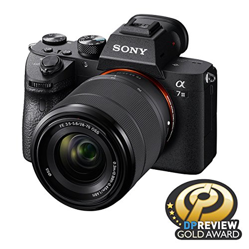 Product Cover Sony a7 III Full-frame Mirrorless Interchangeable-Lens Camera with 28-70mm Lens Optical with 3-Inch LCD, Black (ILCE7M3K/B)