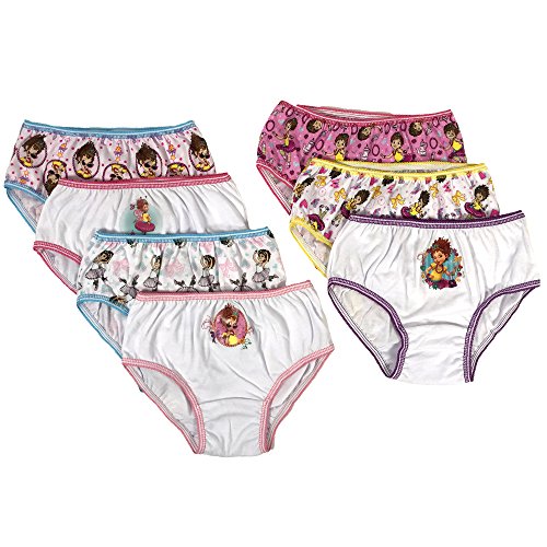 Product Cover Disney Girls' Little 7-Pack Underwear Panty, Fancy Nancy/Multi, 4