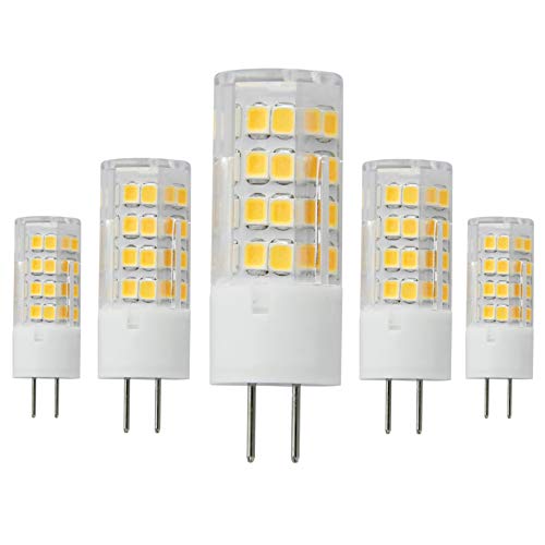 Product Cover GY6.35 LED Bulb 5W AC120V Halogen Bulbs Equivalent 45W,Dimmable Warm White 3000K (Pack of 5)