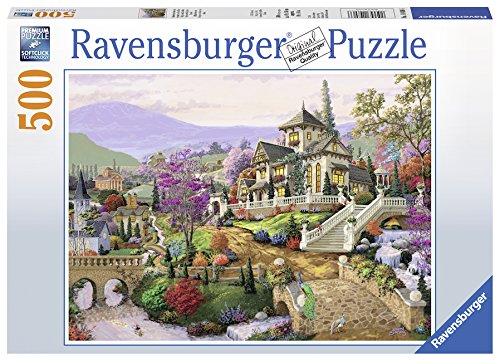 Product Cover Ravensburger Hillside Retreat 500 Piece Jigsaw Puzzle for Adults - Every Piece is Unique, Softclick Technology Means Pieces Fit Together Perfectly