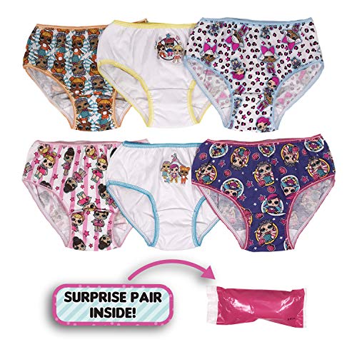 Product Cover L.O.L. Surprise! Girls' Little 7-Pack LOL Underwear Panty, lola Surprise/Multi, 6