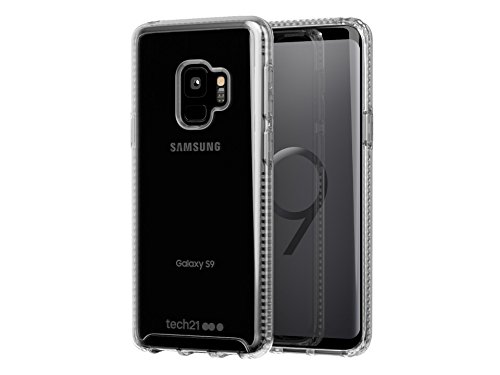 Product Cover tech21 - Phone Case Compatible with Samsung Galaxy S9 - Pure Clear - Clear