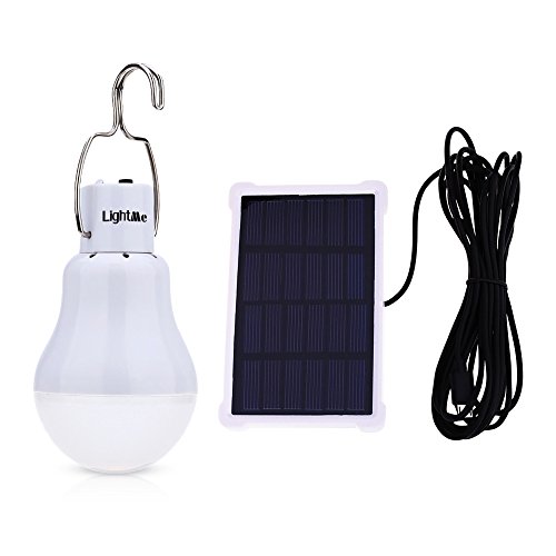 Product Cover LightMe Solar Light Bulb Portable 140LM Solar Powered Led Bulb Lights Outdoor Solar Energy Lamp Lighting for Home Fishing Camping Emergency Tent Shed Chicken Coop