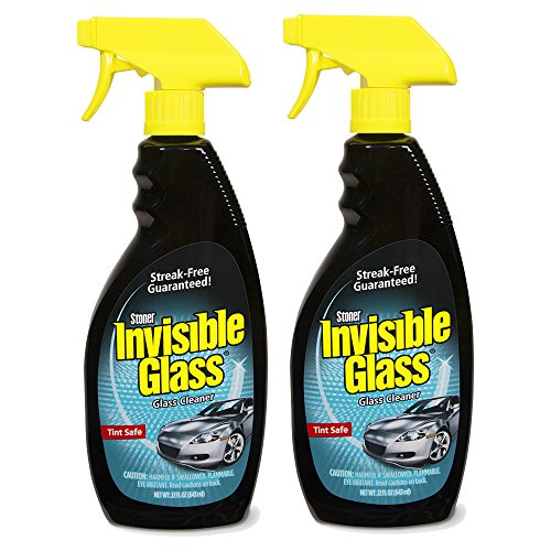 Product Cover Invisible Glass 92164-2PK Premium Glass Cleaner 22-Ounce Bottle - Case of 2, 44. Fluid Pack