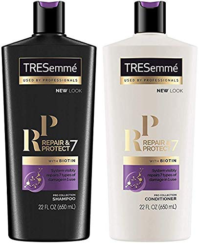 Product Cover Tresemme Shampoo & Conditioner Repair & Protect 7 With Biotin - 22 Ounce each