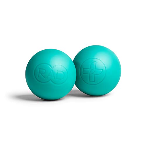 Product Cover RAD Recovery Rounds I Set of 2 Extra Soft Yoga Medicine Massage Balls for Feet, Jaw, Forearm, Neck and Foot Self Myofascial Release, Deep Tissue Massage, Mobility and Recovery