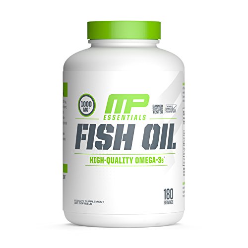 Product Cover MusclePharm Fish Oil Essentials Soft gel, 180 Count