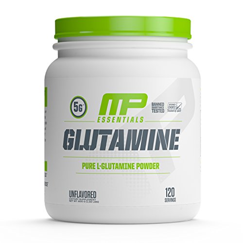 Product Cover MP Essentials 100% Pure Glutamine Powder, Muscle Growth and Recovery, L-Glutamine Powder, Promotes Recovery after Intense Exercise, Helps Repair Muscles, MusclePharm, 300 g, 120 Servings