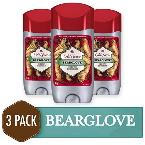 Product Cover Old Spice Deodorant for Men, Bearglove Scent, Wild Collection, 3 oz, (Pack of 3)