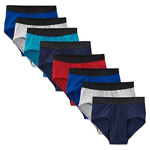 Product Cover Fruit Of The Loom Men's Assorted Cotton Fashion Briefs 8-Pack (XXX-Large)