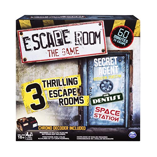 Product Cover Spin Master Games - Escape Room The Game with 3 Thrilling Escape Rooms To Play, For Ages 16 & Up