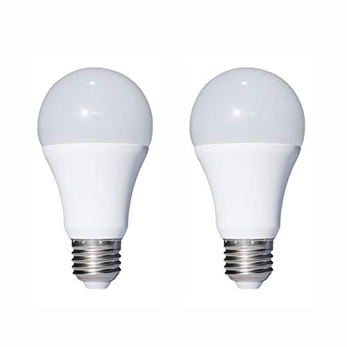 Product Cover 12V Low Voltage LED Light Bulbs - Warm White 7W E26 Standard Base 60W Equivalent - DC Bulb for RV, Solar Panel Project, Boat, Garden Landscape, Off-Grid Lighting (2 Pack)