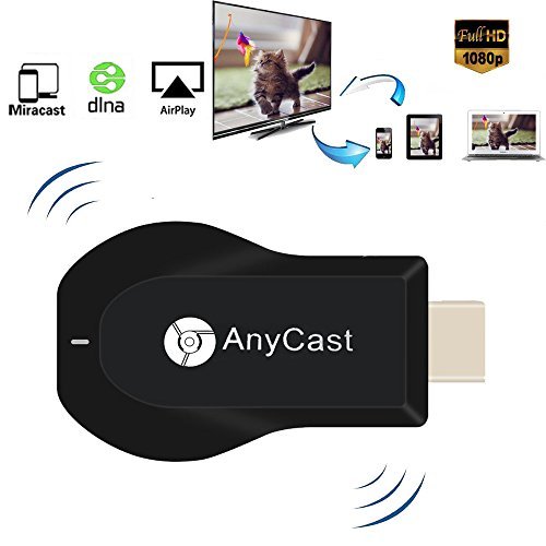 Product Cover WiFi Display Dongle Receiver 1080P HDMI TV Stick Miracast Media Streamer for Phone Screen Mirroring to TV Support Miracast & Airplay & DLNA