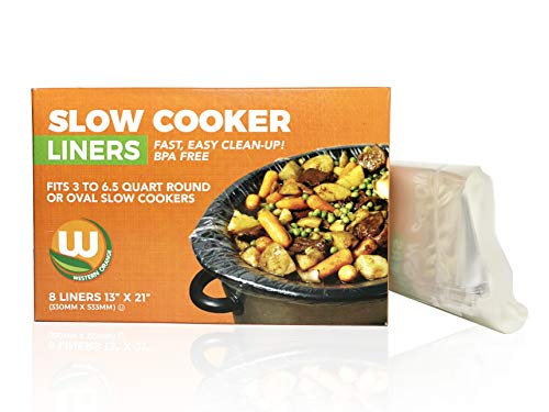 Product Cover Premium Slow Cooker Crock Pot Liners - One Box of Eight Thicker than Leading Brand Kosher BPA Free, up to 6.5 Quart 13