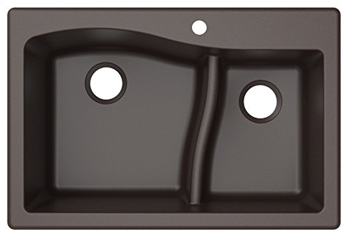 Product Cover Kraus KGD-442BROWN Quarza Granite Kitchen Sink, 33-inch, Brown
