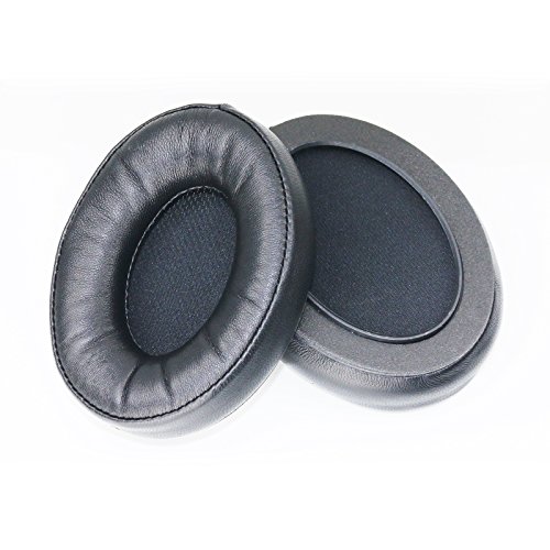 Product Cover NewFantasia Replacement Earpads Compatible with Sennheiser HD650 / HD600 / HD580 / HD565 / HD545 Headphones Sheepskin Leather Memory Foam Ear Pad Cushions