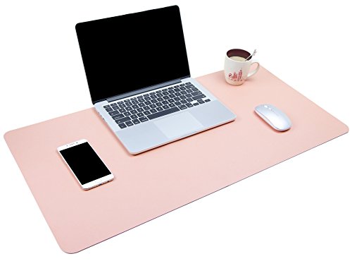 Product Cover Dual-Sided Multifunctional Desk Pad, Waterproof Desk Blotter Protector, Leather Large Desk Wrting Mat Mouse Pad(31.5