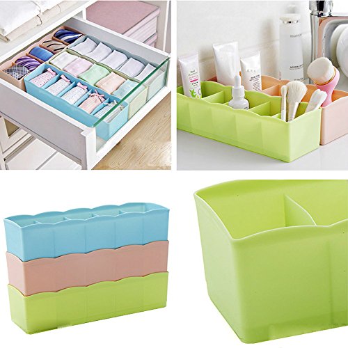Product Cover PETRICE Socks Undergarments Storage Drawer Organiser, (Colour May Vary) - Set of 4