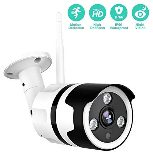 Product Cover Outdoor Camera Wireless - 1080P Outdoor Security Camera with Night Vision, Motion Detection & Instant Alert, Zooms Function, IP66 Waterproof, with 2-Way Audio, Cloud Storage/SD Card Work with Alexa