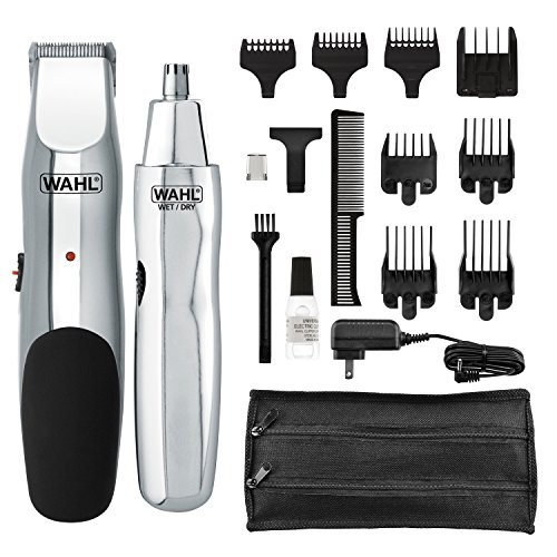 Product Cover Wahl Model 5622Groomsman Rechargeable Beard, Mustache, Hair & Nose Hair Trimmer for Detailing & Grooming