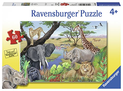 Product Cover Ravensburger 09600 Safari Animals Jigsaw Puzzles