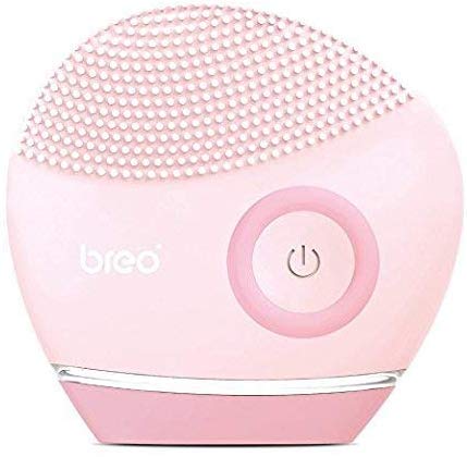 Product Cover Breo iScrub Electric Silicon Facial Cleansing Brush Vibrating Face Brush Scrubber Facial Massager for Pore Cleansing