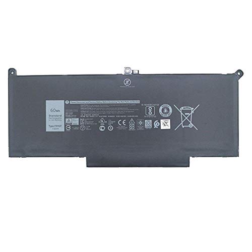 Product Cover Dentsing F3YGT Battery for Dell Latitude 7280 Latitude 7480 DM3WC 0DM3WC 2X39G 7.6V 60Whr