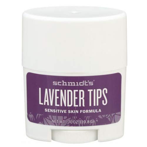 Product Cover Schmidt's Lavender Tips Sensitive Skin Natural Deodorant Stick Travel Size 0.7 oz / 19.8 g