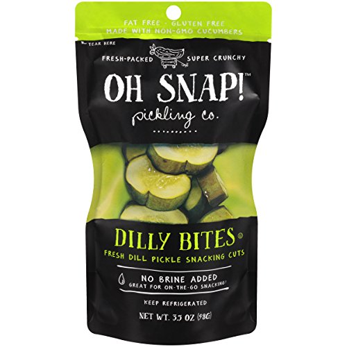 Product Cover Oh Snap Fresh Dill Pickle Snacking Cuts, 3.5 Ounce (Pack of 12)