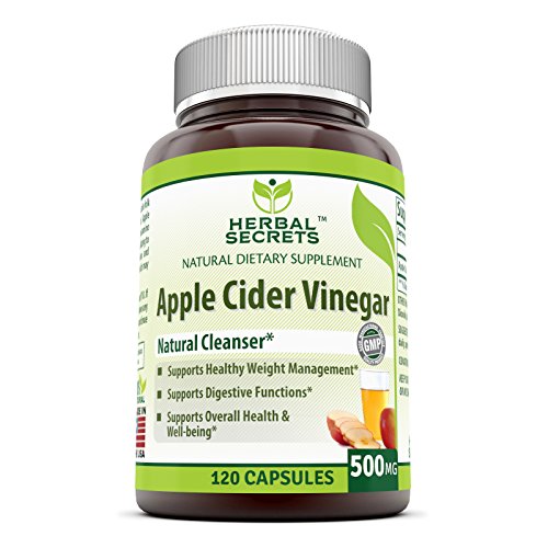 Product Cover Herbal Secrets Apple Cider Vinegar 500mg 120 Capsules