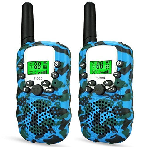 Product Cover LET'S GO! DIMY Toys for 4-5 Year Old Boys, Outdoor Toys Walkie Talkies for Kids Fun Toys for 3-12 Year Old Boys Girls Birthday Hot Gifts for 3-12 Year Old Boys Blue DMDJJ02