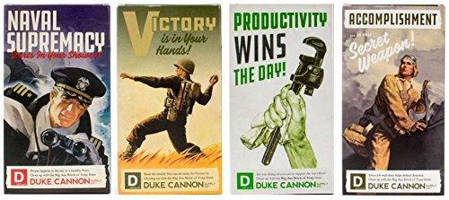 Product Cover Duke Cannon WWII Era Collection of Men's Big Brick of Soap: Accomplishment, Victory, Naval Supremacy, and Productivity