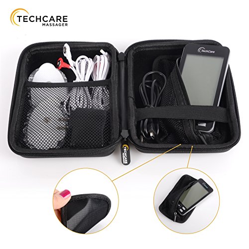 Product Cover Hard Travel Case for TechCare Plus 24 Tens Unit Touch Massager Protective Shockproof Dustproof Water Resistant Light Weight Carrying Case