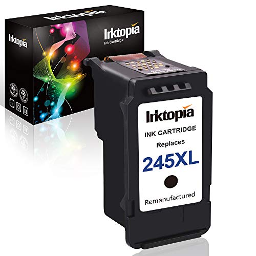Product Cover Inktopia Remanufactured Ink Cartridge Replacement for Canon PG 245XL 245 XL (Single Black) Used in PIXMA MX492 MX490 IP2820 MG2420 MG2522 MG2920 MG2922 TS302