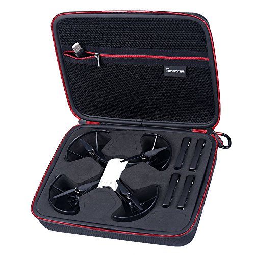 Product Cover Smatree Carry Case Compatible for DJI Tello Drone with 4 Tello Flight Batteries(Tello Drone and 4 Tello Flight Batteries is not Included)
