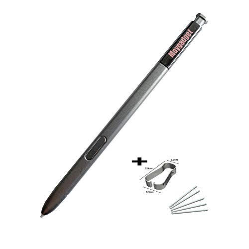 Product Cover Maygadget Note 8 Replacement S Stylus Pen Pointer Pen for Samsung Galaxy Note 8 Note8 +Replacement Tips/Nibs-Silver