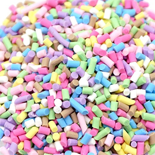 Product Cover MChoice Colorful Styrofoam Sugar Sprinkles Decorative Slime DIY Craft for Crunchy Slime (C)