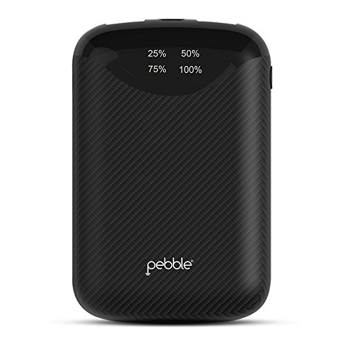 Product Cover Pebble 10000 mAh Pico - Palm Sized Power Bank (Black)