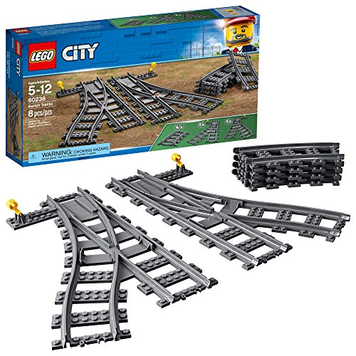 Product Cover LEGO City Switch Tracks 60238 Building Kit, 8 Pieces (Pack of 1)