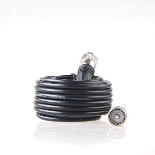 Product Cover SUNPIE 18ft CB Antenna Cable CB Radio Coaxial Cable Extension with pl-259 connectors