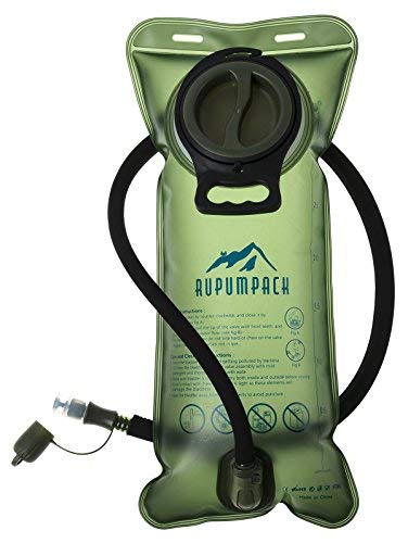 Product Cover RUPUMPACK Water Bladder Leak Proof BPA Free Hydration Bladder 3 Liter 3L 100oz for Bicycling Hiking Camping Backpack/Gear, Quick Release Insulated Tube, Non Toxic Easy Clean Wide Opening