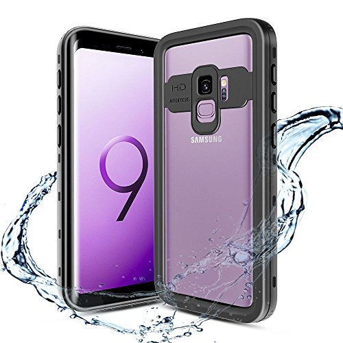 Product Cover XBK Samsung Galaxy S9 Case, Waterproof Shockproof Case, Ultra Protective Case with Built-in Screen Protector Desgin for Galaxy S9 (5.8 Inch,Black)